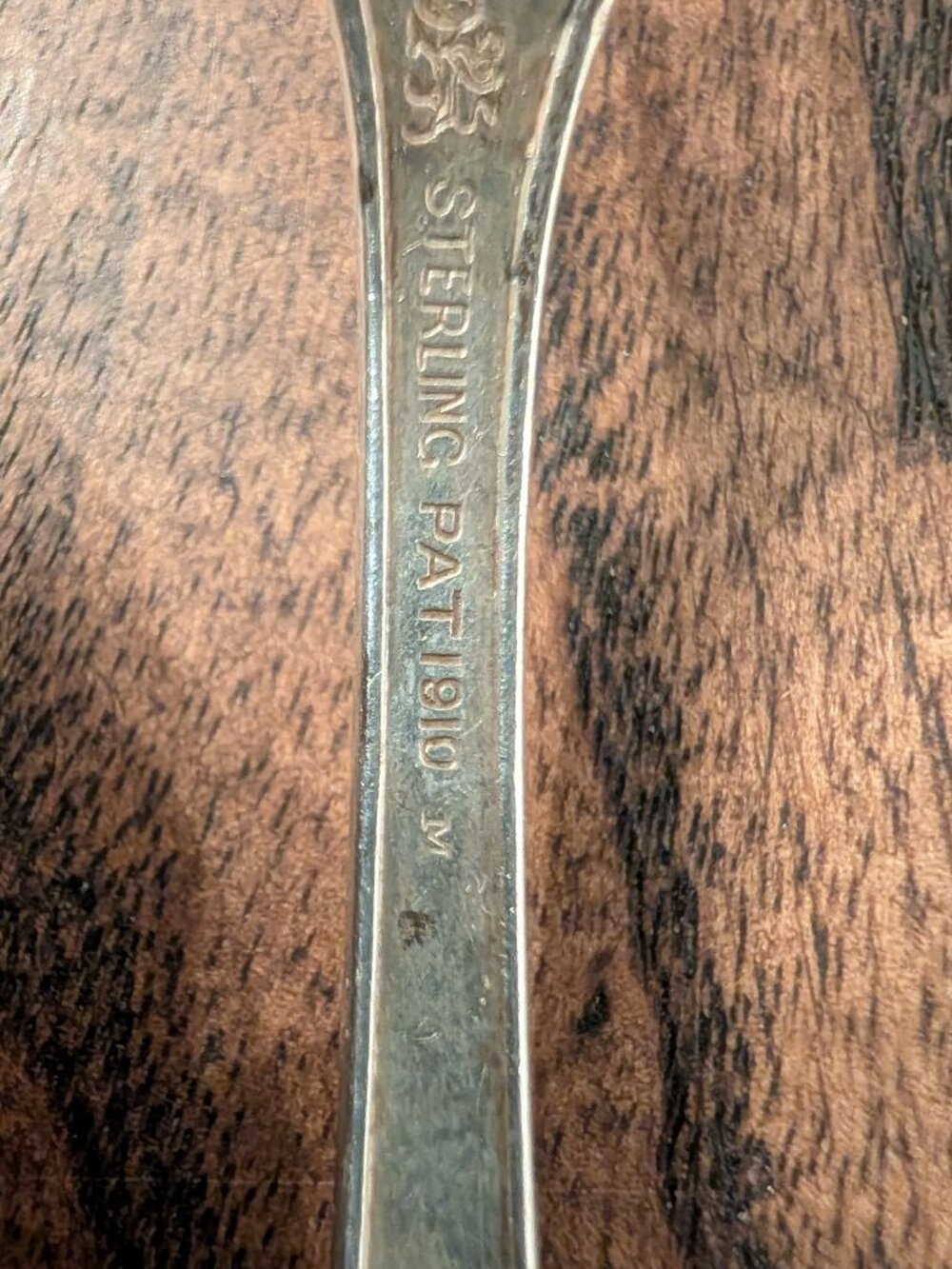 Whiting Sterling Salad Forks x4 Madam Morris PAT 1910 Mono H